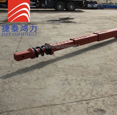 ส่วนประกอบแท่นขุดเจาะแบบสี่เหลี่ยมเจาะ Kelly Bar Od200-2000mm Three Sections