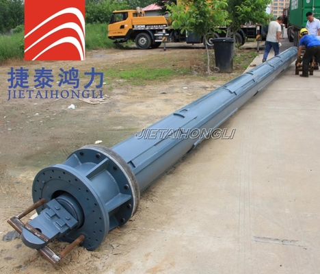 Telescopic Od 440mm Interlocking Kelly Bar Torque 220 Kn.M เจาะลึก 60m
