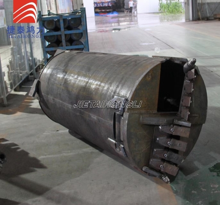 บุ้งกี๋เจาะดิน Rock Flat Teeth Custom Od 1000mm Length 1200mm