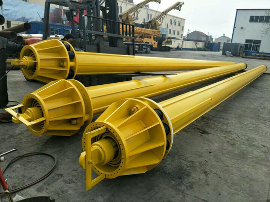 Bauer Rotary Interlocking Kelly Bar 60M ชิ้นส่วนแท่นขุดเจาะ 3 ~ 4 Sections