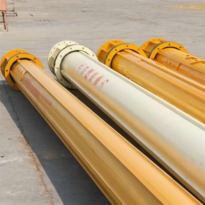 แท่นขุดเจาะแบบหมุน Telescopic Friction Kelly Bar 4/5/6 องค์ประกอบสำหรับการเจาะเสาเข็มเจาะ 580-6 * 20