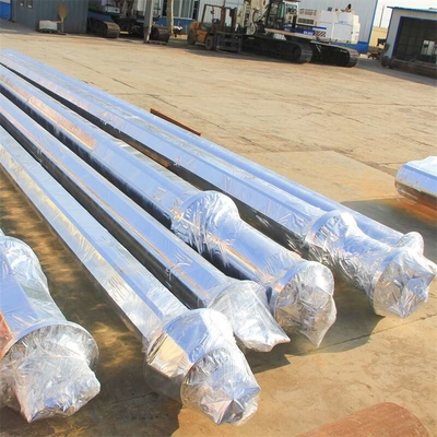 ความลึกของการเจาะ 51.5m แรงเสียดทาน Kelly Bar Tube 406-4 * 14mm สำหรับเครื่องตอกเสาเข็มโรตารี่