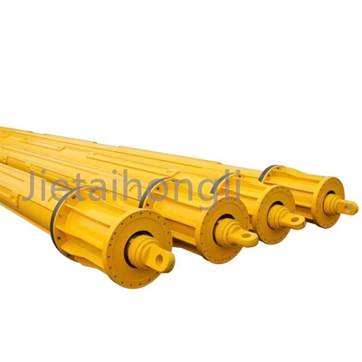355-4 * 12 Interlocking Telescopic Kelly Bar 40m ความลึกของการเจาะสำหรับแท่นขุดเจาะโรตารี่สำหรับงานก่อสร้าง