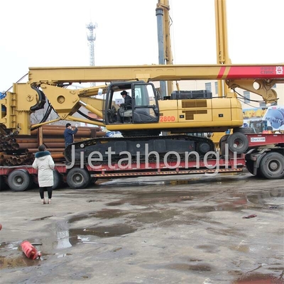 CRRC แท่นขุดเจาะโรตารี่มือสองที่ได้รับการตกแต่งใหม่ที่มีเสถียรภาพพร้อมช่วงล่างของตีนตะขาบ