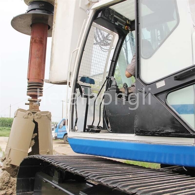 เครื่องเจาะโรตารี่ใช้งานก่อสร้างเครื่องเจาะโรตารี่ระบบไฮดรอลิกอย่างเต็มที่