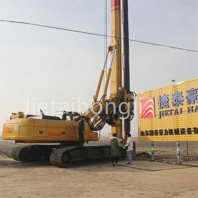 Crrc 280d 85m อุปกรณ์ตอกเสาเข็มแบบลึกที่ใช้พื้นรองพื้นโรตารี่สกรู