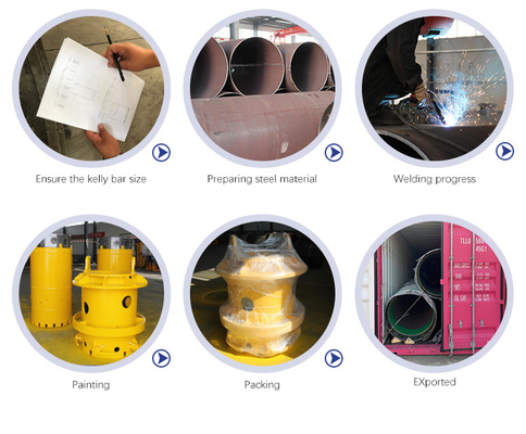 Sany Soilmec Bauer Rig Casing Drive Adapter Dw Sw เจาะเสาเข็ม Rig Casing Wall
