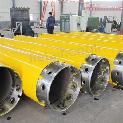 Zoomlion Rotary Borehole อะไหล่ตัวนำสำหรับเสาเข็มเจาะ Rig Double Wall Pipe