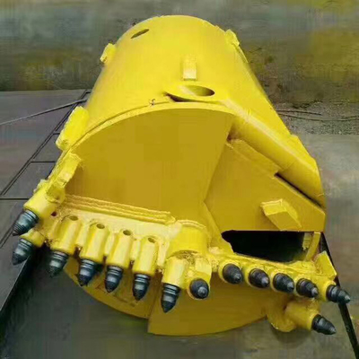 ถังเจาะหินโรตารี่พร้อมฟันกระสุน, Q355d Bored Piling Rock Bucket