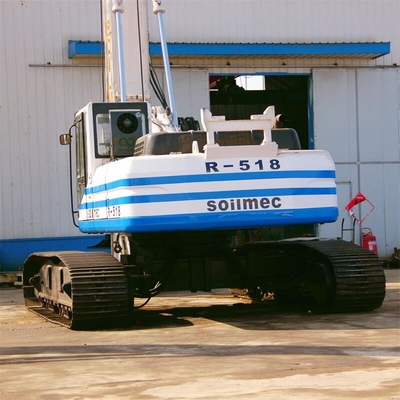 แท่นขุดเจาะโรตารี่ Soilmec มือสอง R40, เครื่องตอกเสาเข็มมือสอง, เครื่องเจาะโรตารี่แบบหมุนของ soilmec SR516