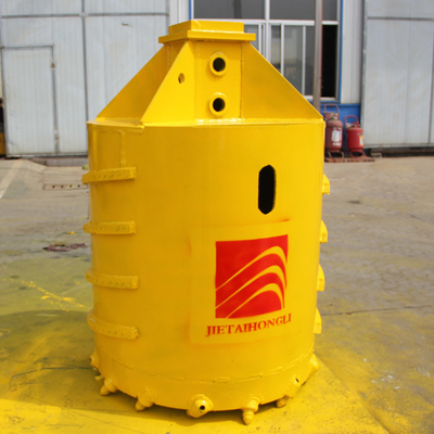 Hard Ground Q355d Rock Core Barrel Bucket พร้อม Bullet Teeth