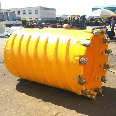 ISO Rock Drilling Bucket Core Barrel พร้อม Roller Bit, Core Barrel Bucket