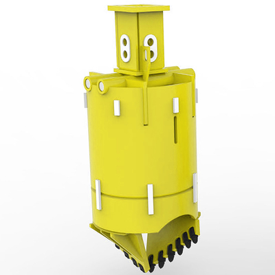 ISO Open Type Rock Drilling Bucket สำหรับพื้นแข็ง