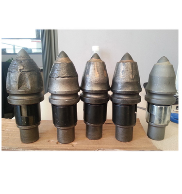 Bullet ทังสเตนคาร์ไบด์เจาะฟัน Betek B47K -22 รากฐานเจาะสว่าน Bits สำหรับ Bauer Soilmec Rigs