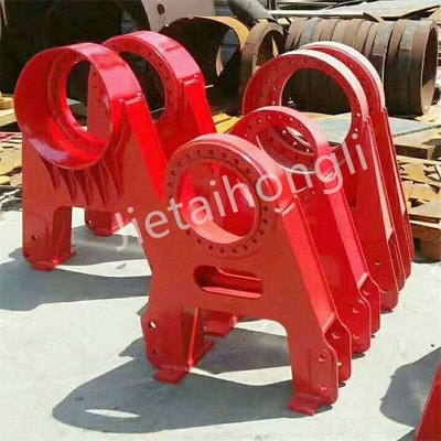 ชิ้นส่วนเครื่องจักรตอกเสาเข็ม Kelly Guide แบบกำหนดเอง Kelly Bar Attachment สำหรับ Bauer IMT AF270