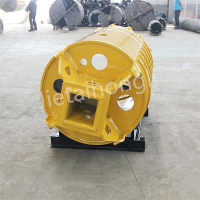 OD800mm Rock Core Barrel Bucket พร้อมฟันกระสุนสำหรับพื้นแข็ง