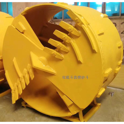 Q355C ถังดิน Od800mm/1000mm/1200mm/1500mm Clay Flat Teeth Bucket