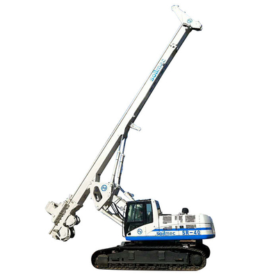 Soilmec 50m ใช้เครื่องเจาะโรตารี่ Cat Engine