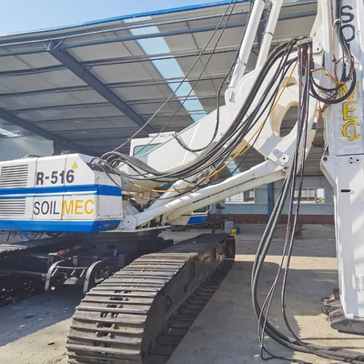 ใช้ Soilmec Sr516 Imt Af150 Crrc280 เครื่องเจาะโรตารี่มือสองสำหรับรูตอกเสาเข็ม