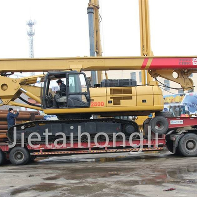 CRRC 280D เครื่องตอกเสาเข็มโรตารี่ที่ใช้แล้ว แท่นขุดเจาะรากฐานโรตารี่ลึก