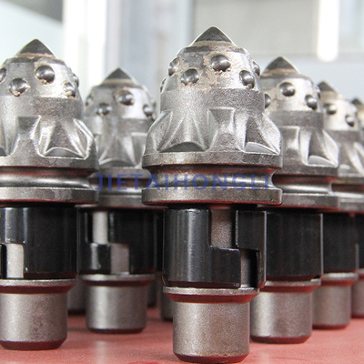 ดอกสว่านเจาะหิน 55hrc Carbide Bullet Teeth สำหรับ Hard Rock Condition